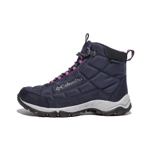 Columbia Hiking / Trekking Shoes Women's High-Top Navy Blue