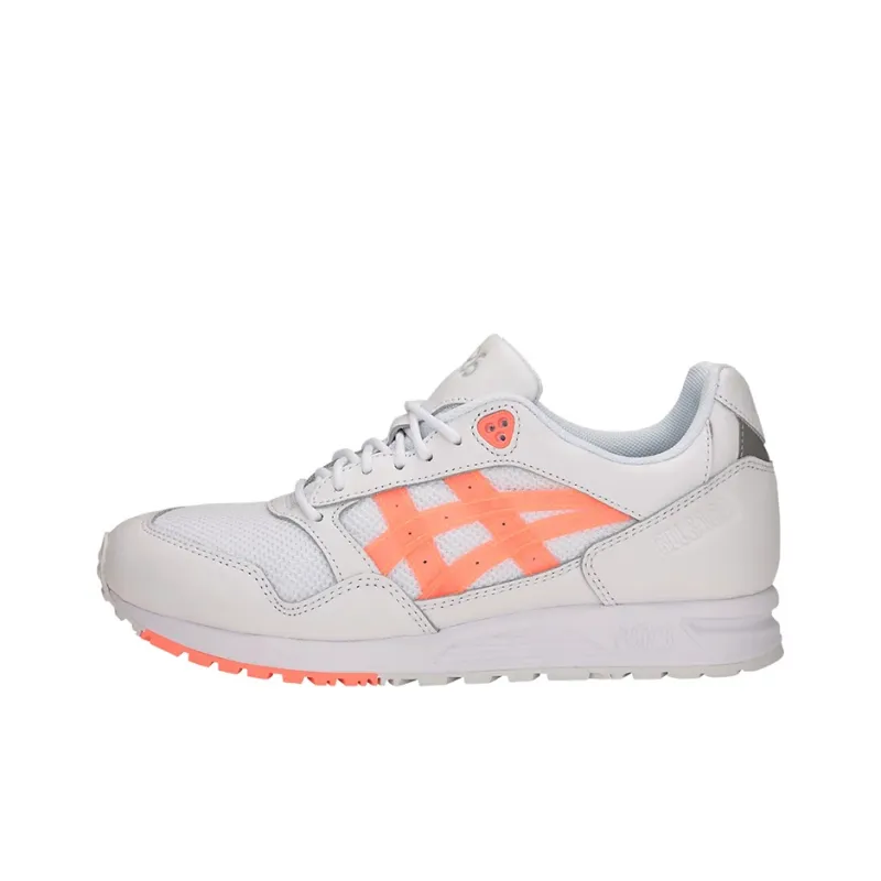 Asics Gel Saga Running Shoes Women's Low Top White/Orange-0