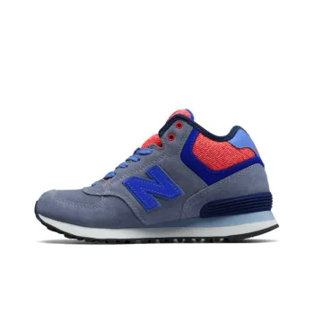 New Balance 574 Mid Cut 'Gray Red Blue' Women's