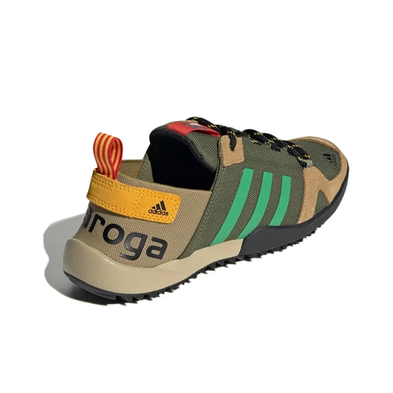 Adidas Terrex Daroga Hiking / Trekking Shoes Unisex Low Top Green/Yellow-3