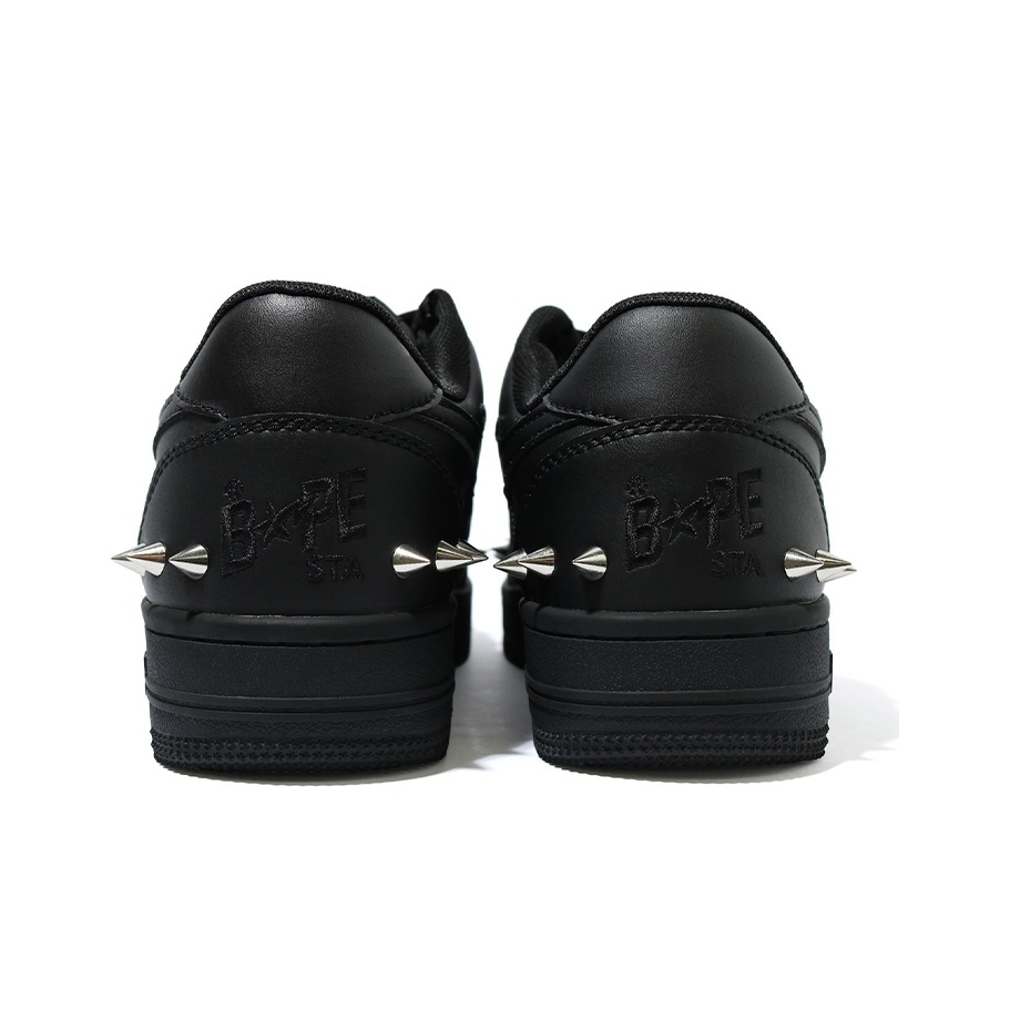 BAPE a BATHING APE Bape Sta Low Black Gold Studded - POIZON