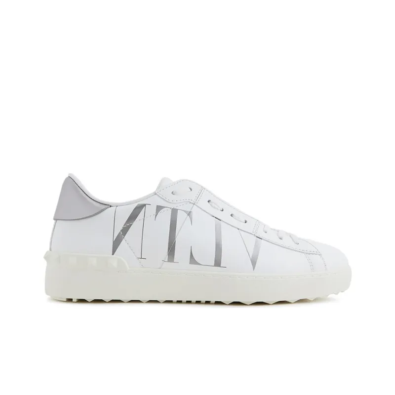 Valentino Open Low Top It's A Work Shoe. Men's White-1