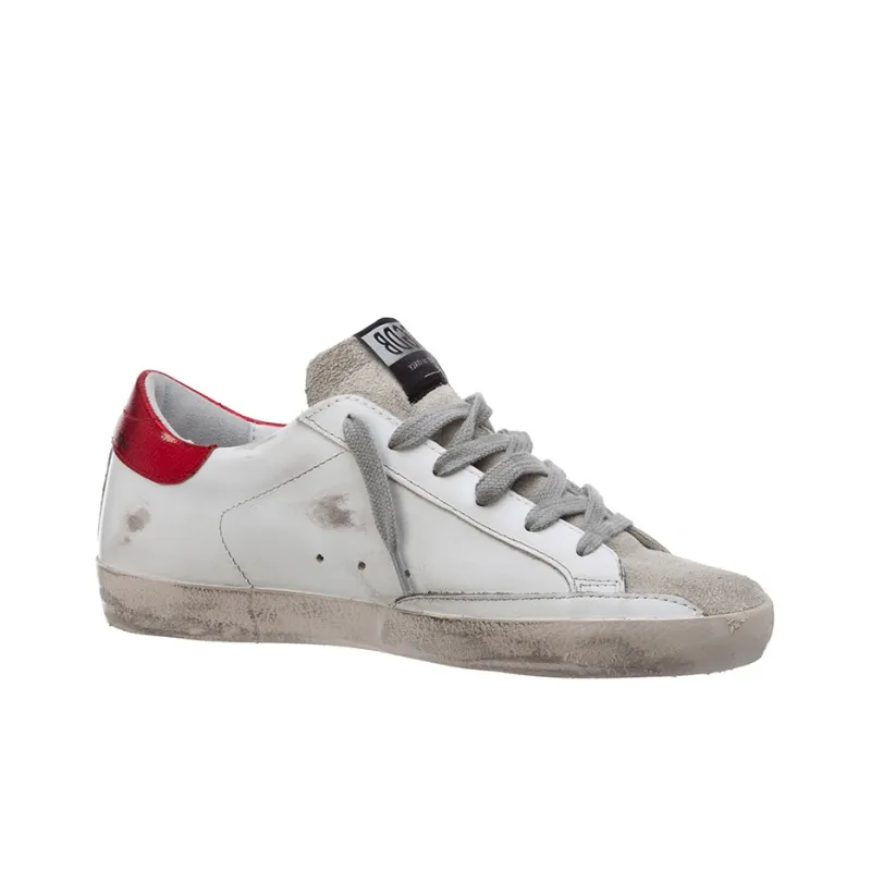 Golden Goose Super Star Low Top Skateboard Shoes Women's White-1