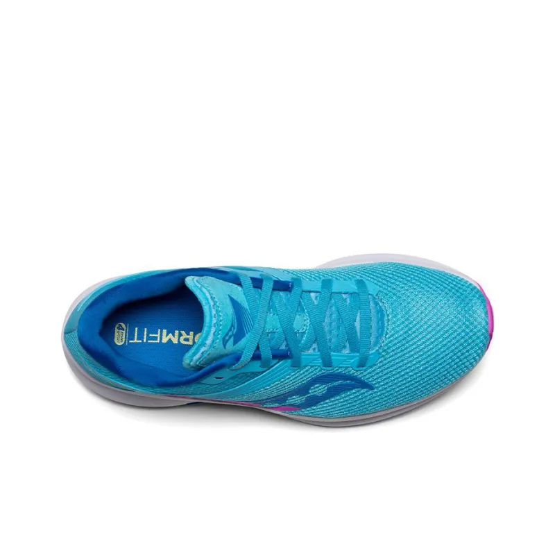 Saucony Axon 2 Cushioned Anti-Slip And Wear-Resistant Lightweight Low-Top Running Shoes Women's Sky Blue-3