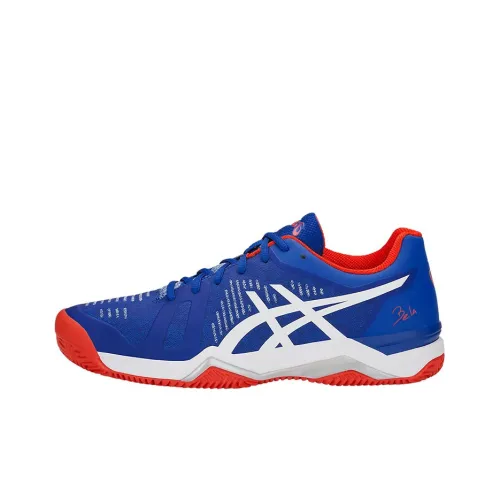 Asics Gel-Bela Running Shoes Men Low-Top Blue/White/Red