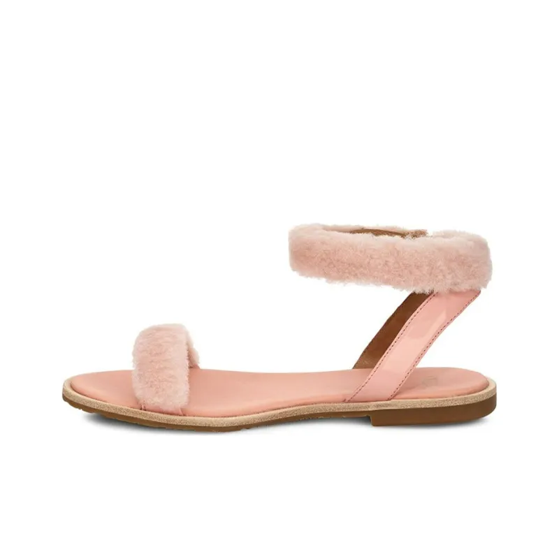 UGG Fluff Springs Lightweight Cozy Casual Sandals Pink Women's-0