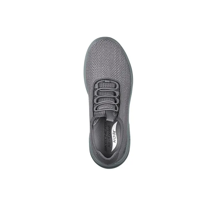 Skechers Arch Fit Motley Cushioning Anti-Slip And Wear-Resistant Low-Top Casual Shoes Dark Gray-3