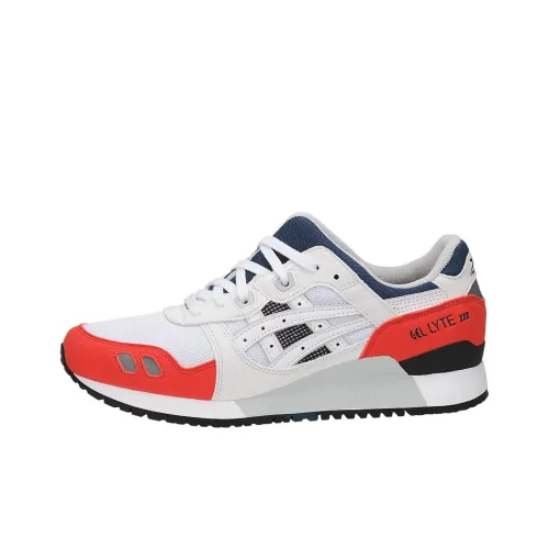 Asics Gel-Lyte 3 Running Shoes Unisex Low-Top White/Red