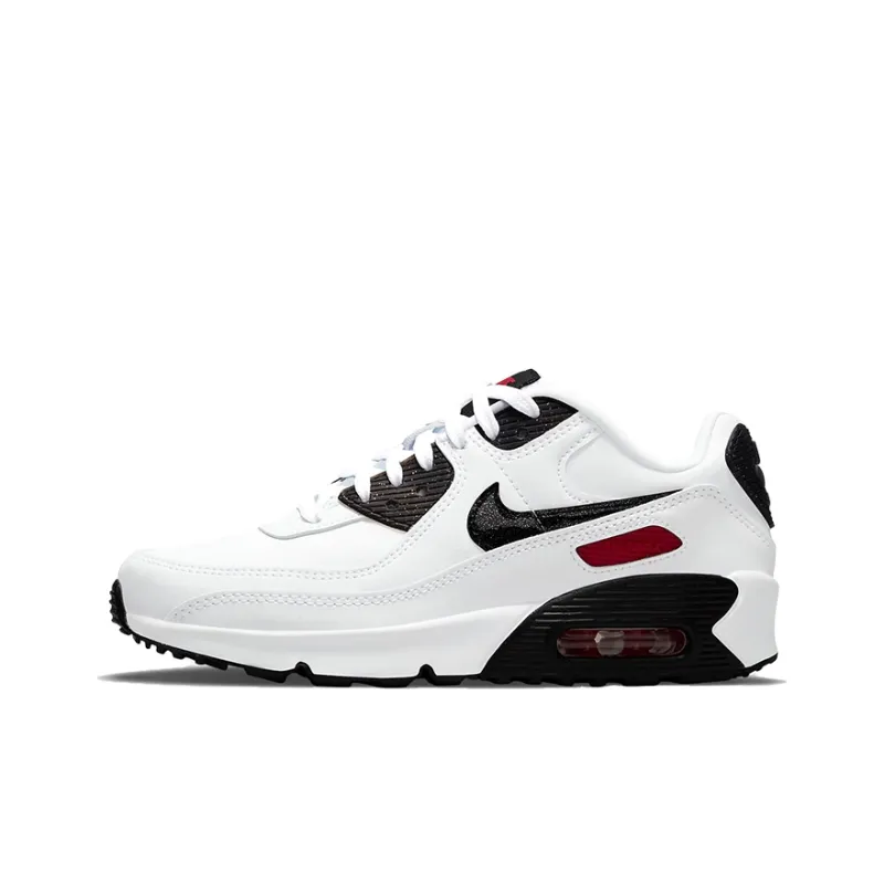 Nike Air Max 90 Ltr White Black Red GS-0