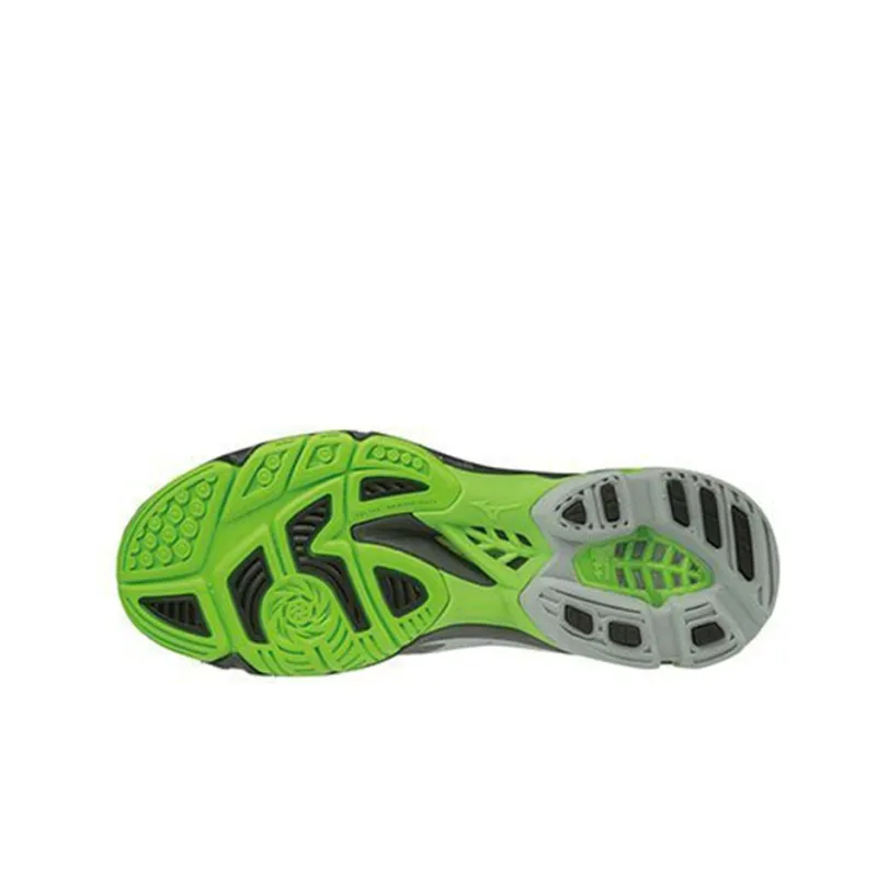 Mizuno Wave Lightning Z5 Running Shoes Unisex Low-Top Gray/Green-3