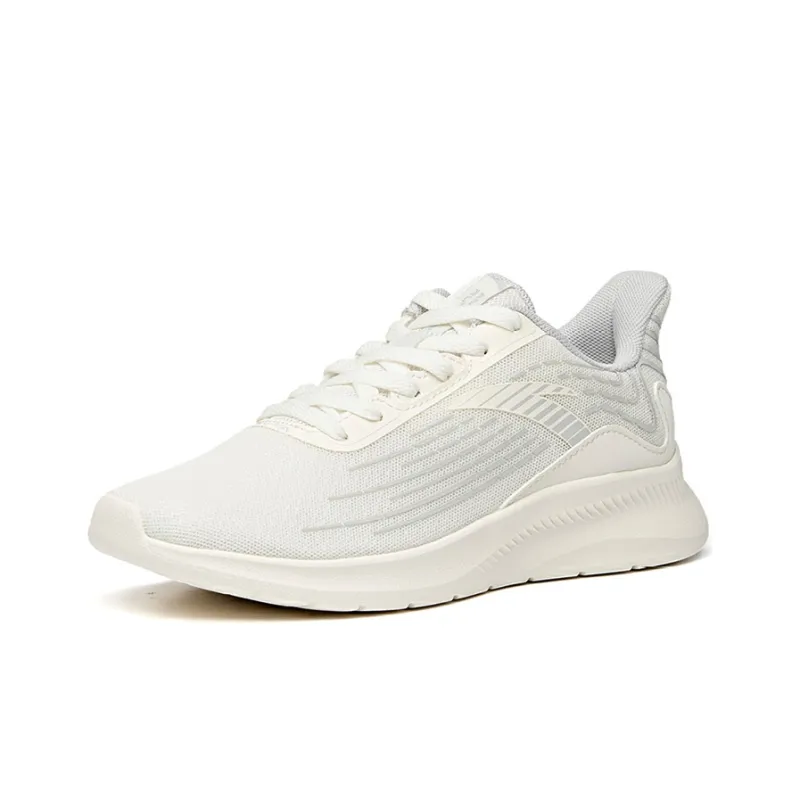 Anta Running Collection Cushioning Anti Slip And Wear Resistant Low Top Running Shoes Women's White Gray-1