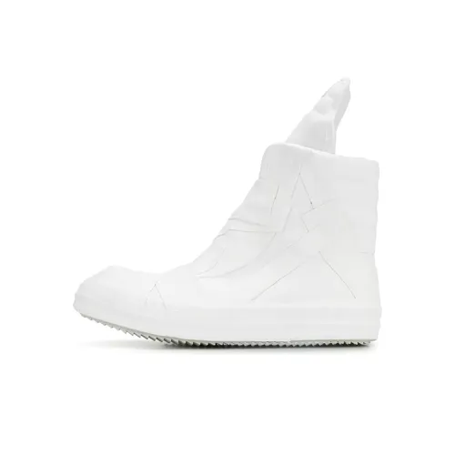 RICK OWENS/RO Geobasket Stylish Skateboarding Shoes Men's White