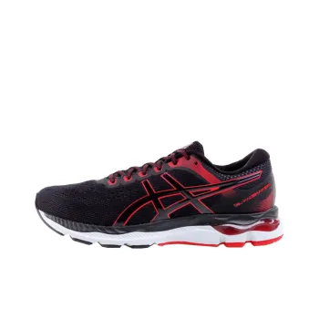 Asics Gel-Pacemaker Durable Breathable Running Shoes Men's Black Red