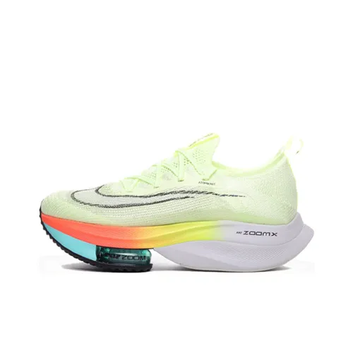 Nike Air Zoom Alphafly Next% 1 Running Shoes Women's Low-Top Neon Green