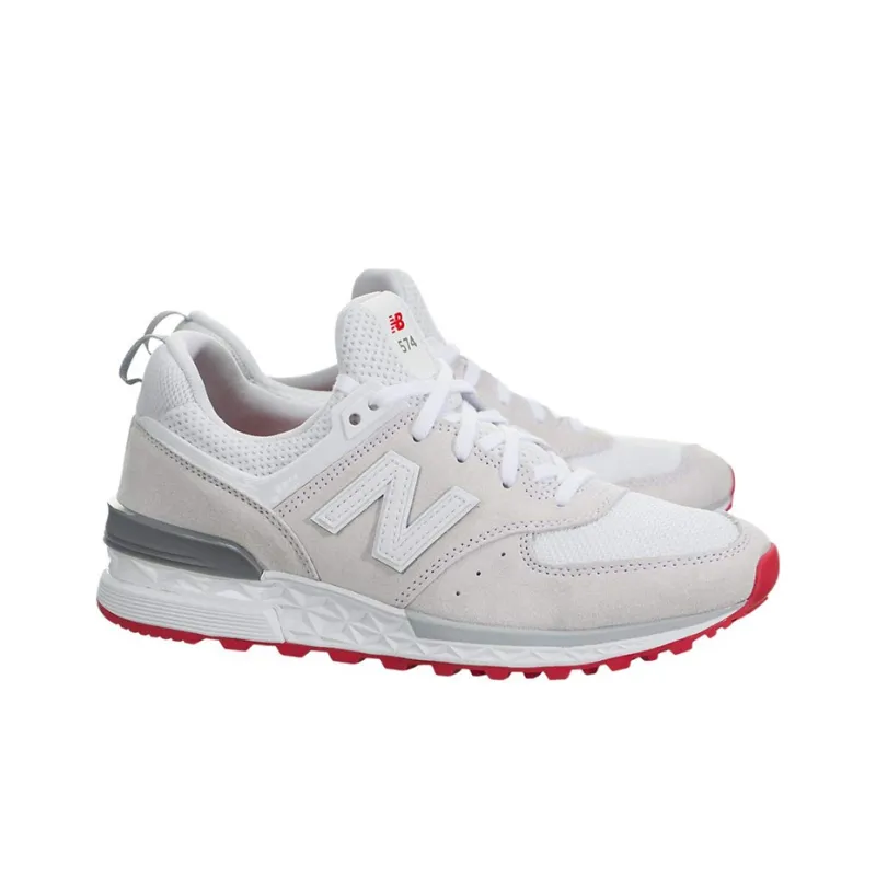 New Balance 574 Sport Off White Red Women's-1