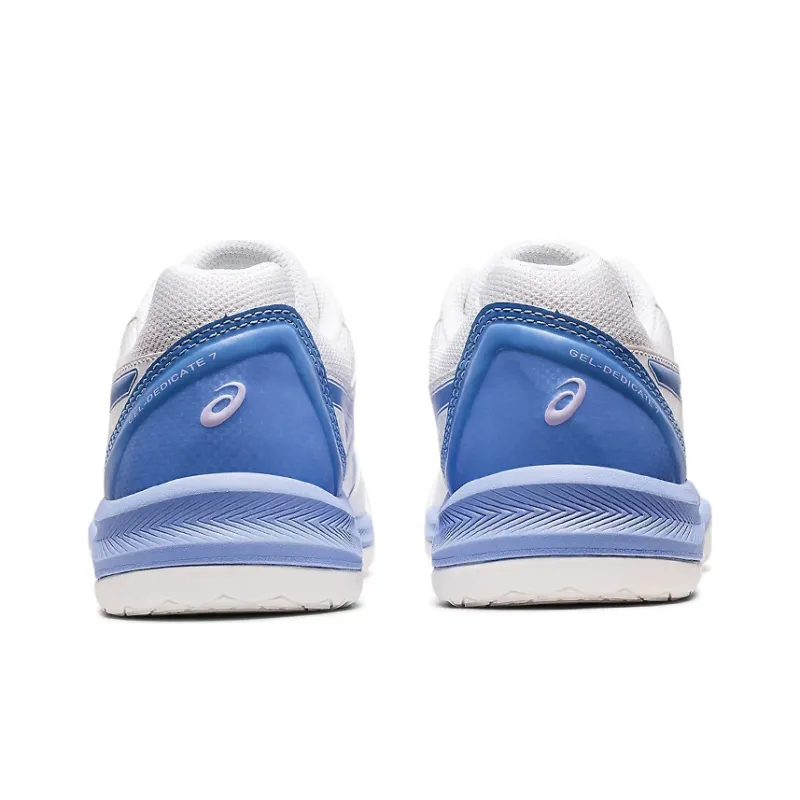 Asics Gel Dedicate 7 'White Blue' Women's-3