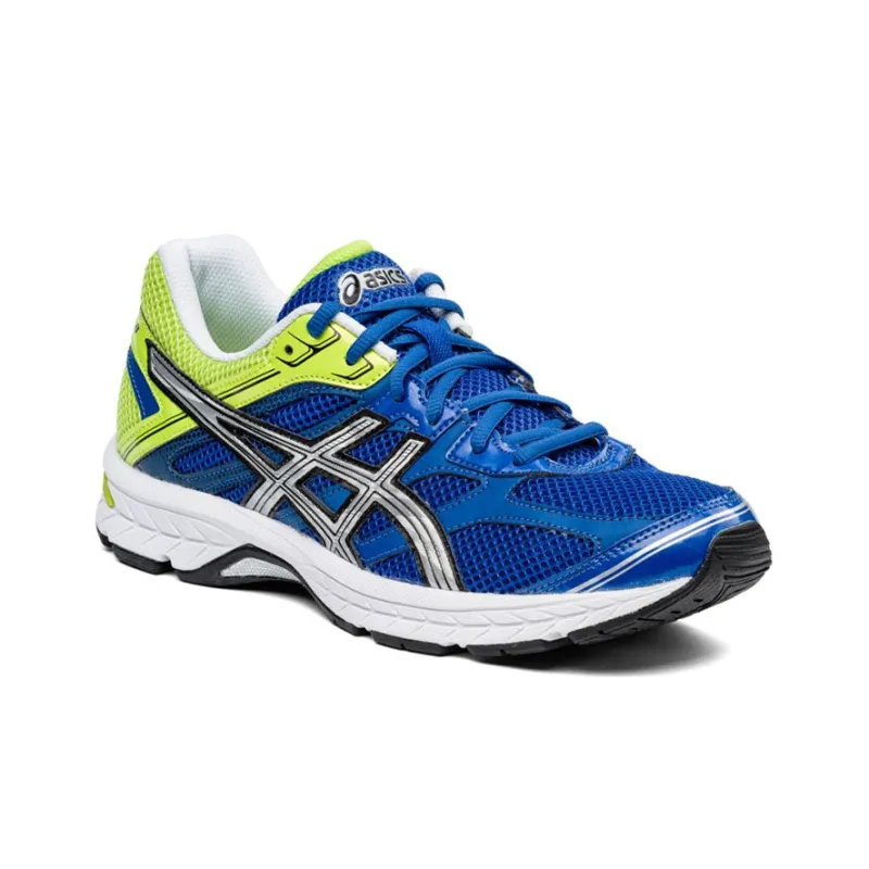 Asics Gel-Oberon 8 Wear-Resistant Low-Top Running Shoes Men's Blue Yellow-1