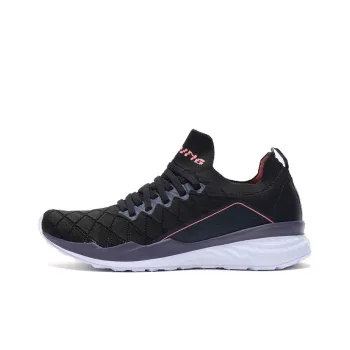 LiNing Cloud Five Generations Cushioned Anti Slip And Wear Resistant Lightweight Low Top Running Shoes Women's Black