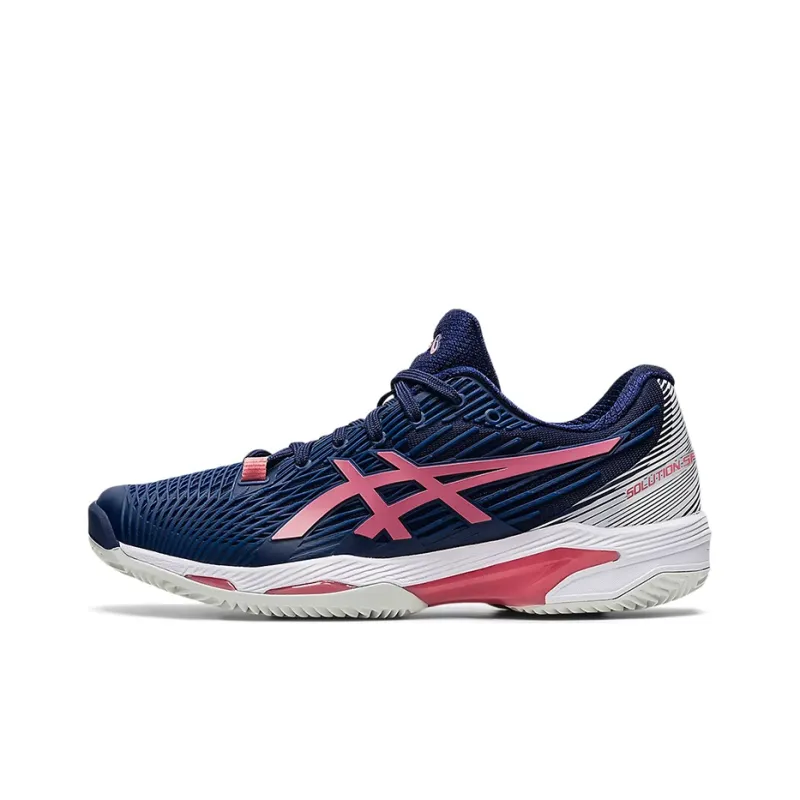 Asics Solution Speed FF 2 Wear-resistant And Lightweight Low-Top Running Shoes Women's Blue Pink-0