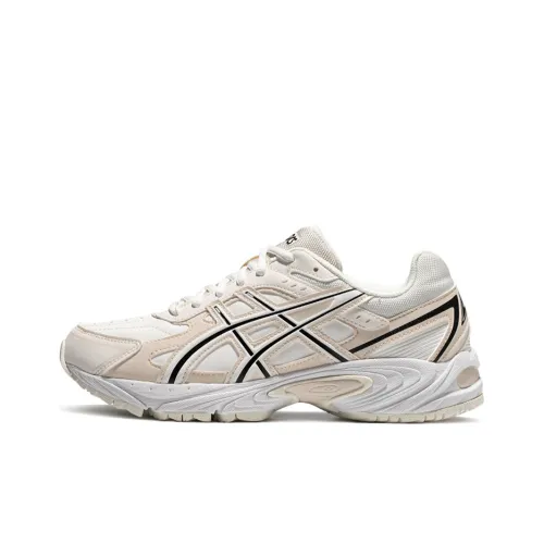 Asics Gel-170 Running Shoes Unisex Low-Top Ivory White/Black