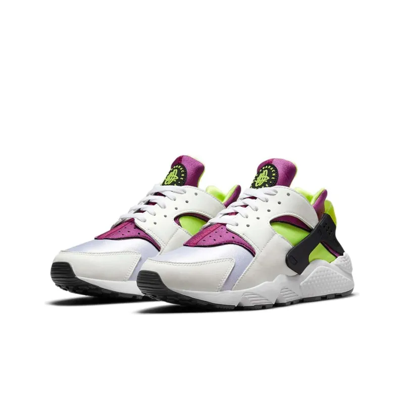 Nike Air Huarache Run Neon Yellow Magenta 2021-2