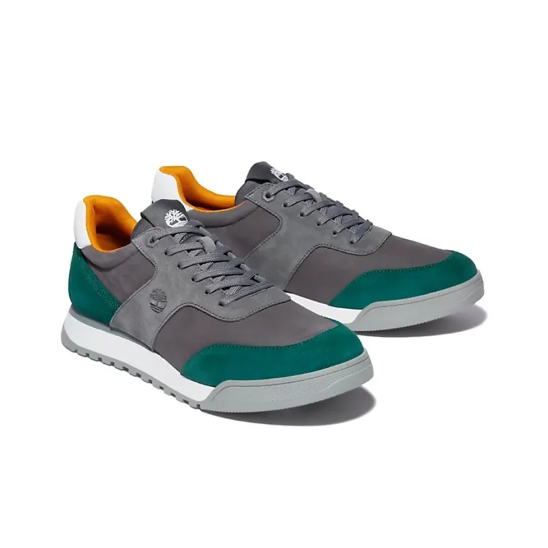 Timberland Miami Coast Wear-Resistant Slip-Resistant Low-Top Running Shoes Men's Gray Green-3