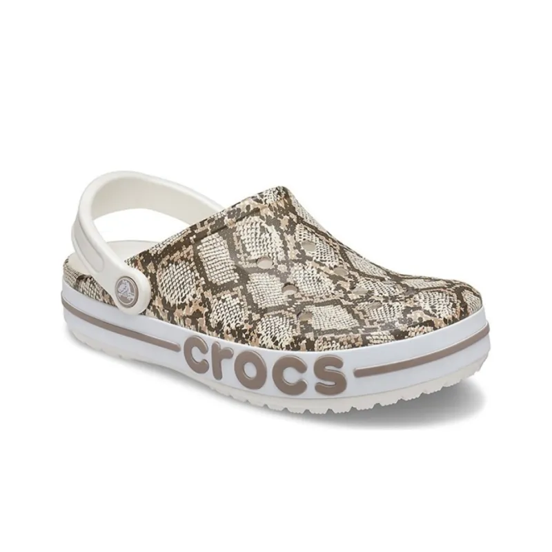 Crocs Bayaband Clogs Unisex Snakeskin Print-1