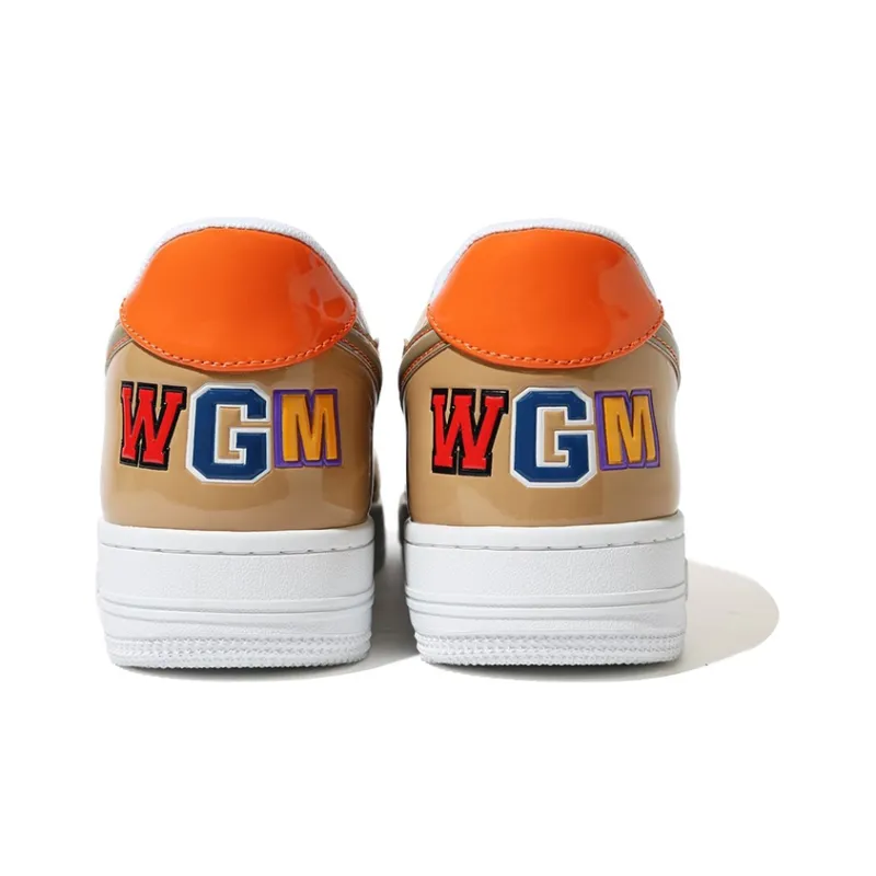 BAPE A BATHING APE Bape Sta Low Mad Shark Tan Orange-2