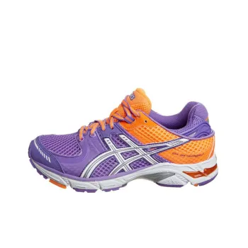 Asics Gel-DS Trainer 17 Anti-Slip And Wear-Resistant Breathable Low-Top Running Shoes Women's Taro Purple Orange