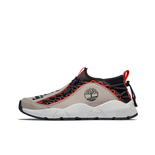 Timberland Running Shoes Men Low-Top Light Beige/Black