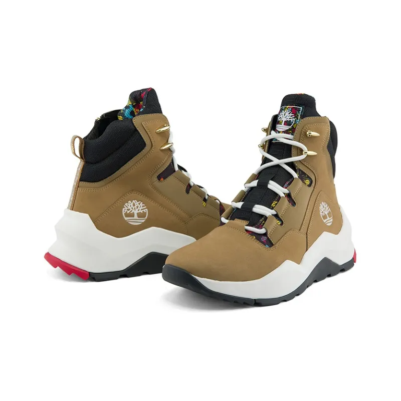 Timberland Madbury Side Zip Wide Fit Sneaker Boots 'Tan Nubuck'-4