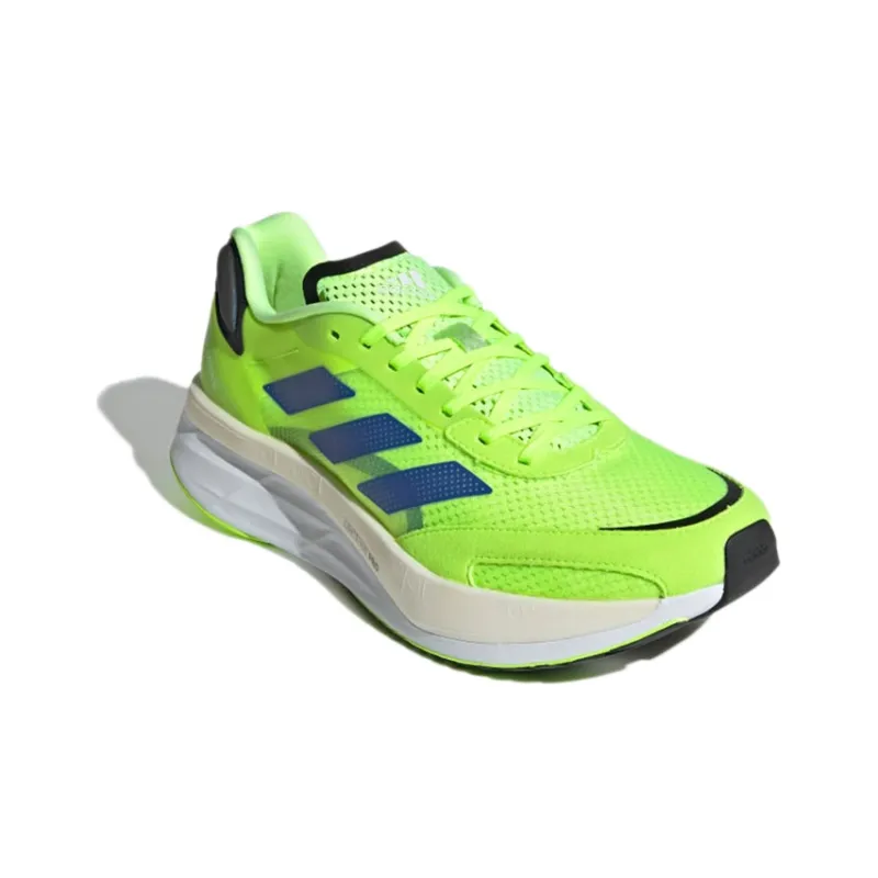 Adidas Adizero Boston 10 Signal Green Sonic Ink-2