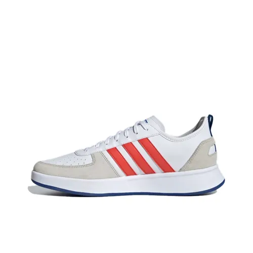 Adidas Court80s Tennis Shoes Men Low-Top White/Red