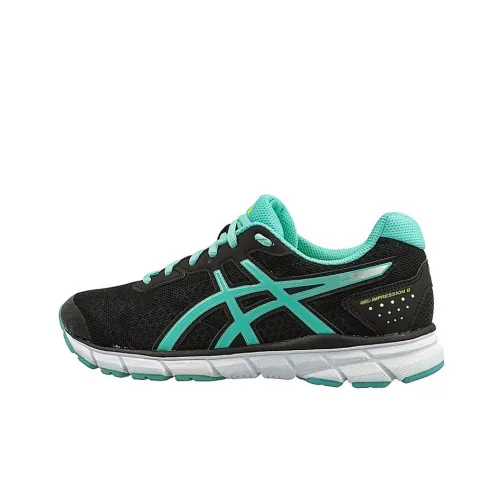 Asics Gel-Impression 9 Running Shoes Women's Low-Top Black/Green