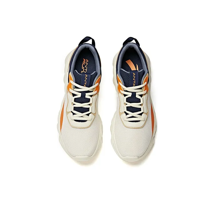 Anta Running Collection Low-Top Running Shoes Men's White Blue Brown-2