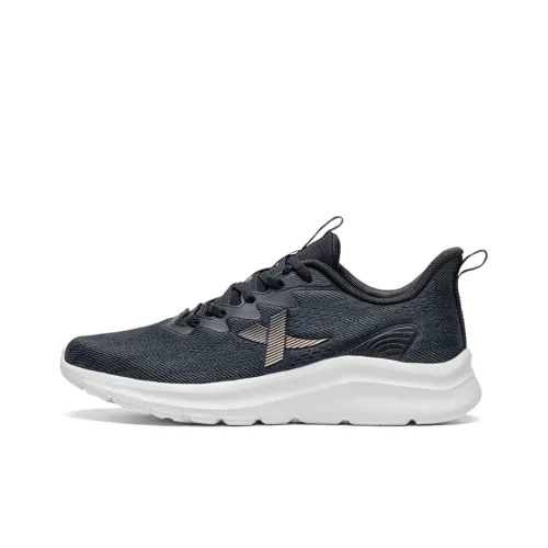 XTEP Running Shoes Women's Low-Top Black/New Rose Gold