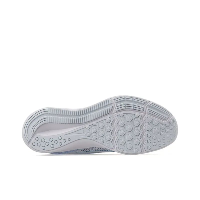 Nike Downshifter 9 Cushioned Anti-Slip Wear-Resistant Breathable Lightweight Low-Top Running Shoes GS Light Blue White-3