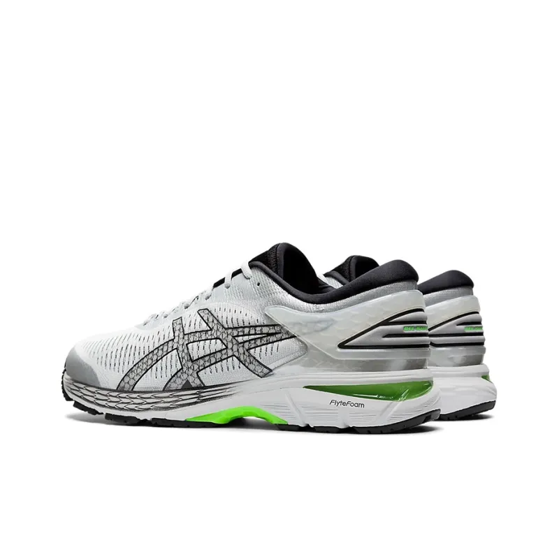 Asics Gel-Kayano 25 Low-Top Running Shoes Men's Gray Black-3