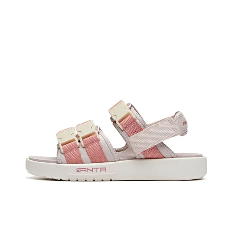 Anta Life Collection Beach Sandals Women's Gray Pink-0