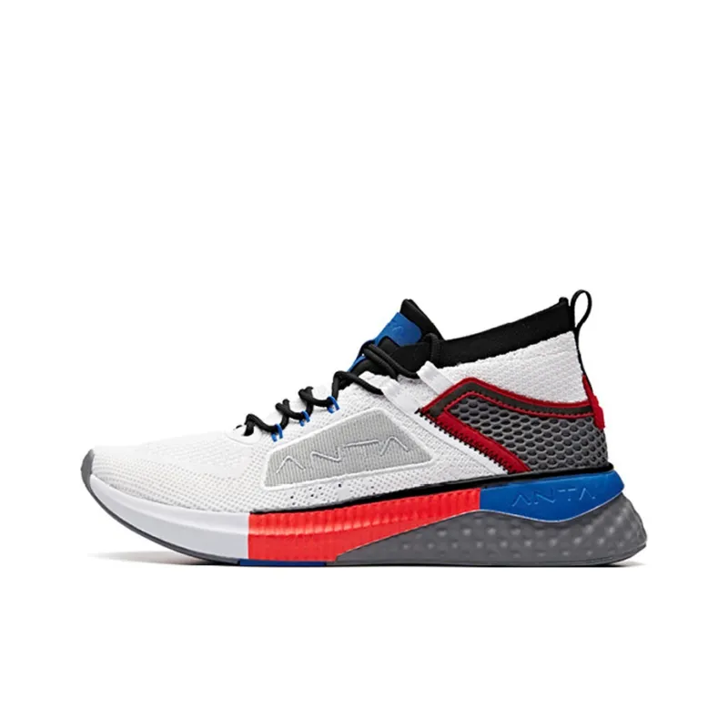 ANTA Running Series Sneakers 'White Red Blue'-0