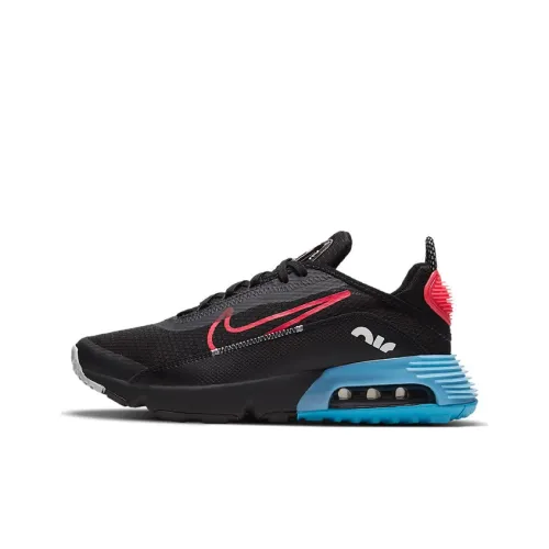 Nike Air Max 2090 Running Shoes Women's Low-Top Black/Blue/Red