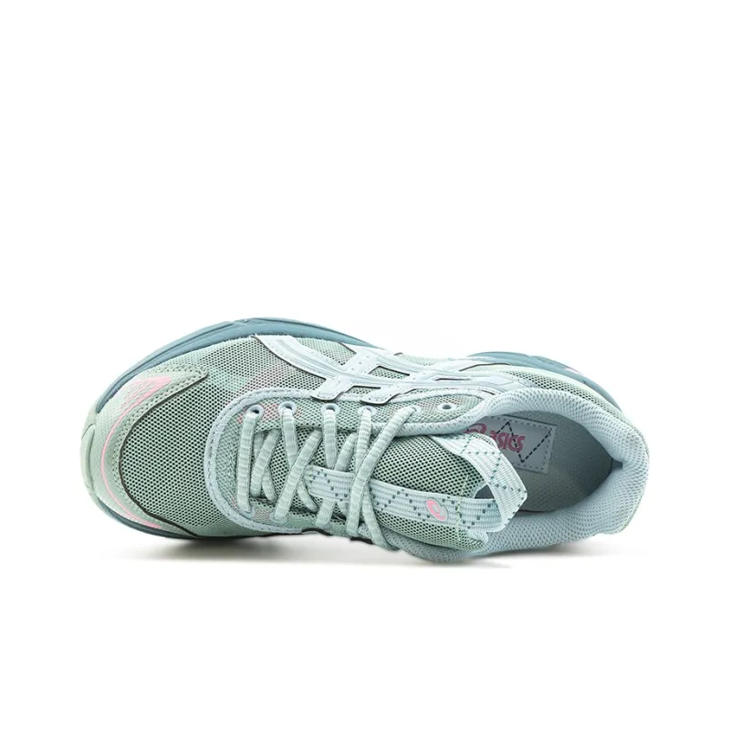 Asics Gel 1130 Anti Slip Wear Resistant Low Top Running Shoes Unisex Green Blue-2