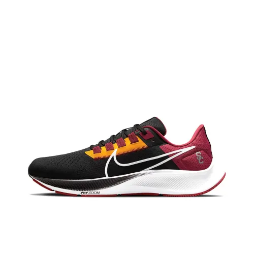 Nike Pegasus 38 Running Shoes Men Low-Top Black/Yellow/Red