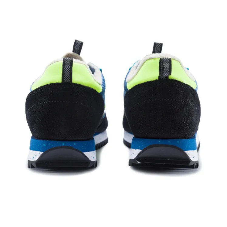 Saucony Cushioning Anti Slip Wear Resistant Breathability Low Top Casual Running Shoes Men's Blue Black-3
