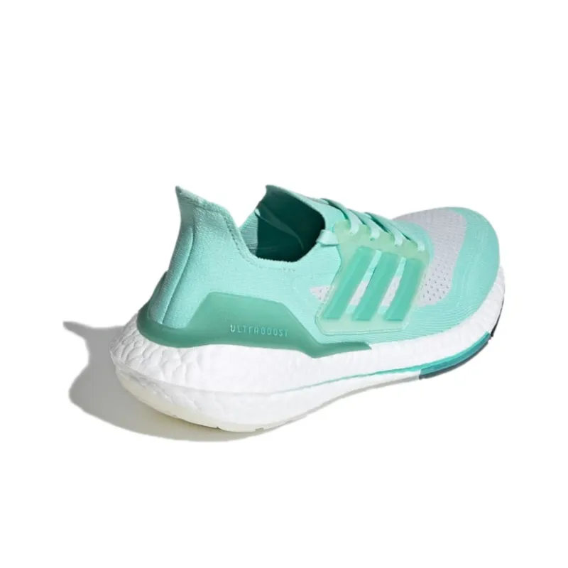 Adidas Ultra Boost 21 White Acid Mint Women's-3