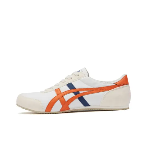 Onitsuka Tiger Track Trainer Running Shoes Unisex Low-Top White/Orange