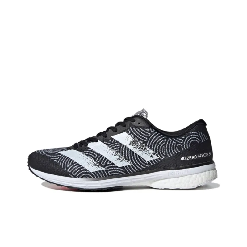 Adidas Adizero Adios 5 X Hirocoledge 'Tokyo Black White'-0