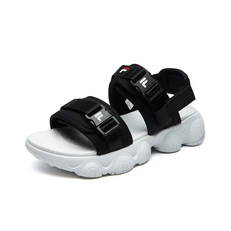FILA Casual Sandals For Black/White Women's-1