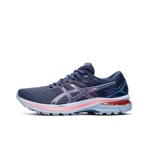Asics GT-2000 9 Durable Breathable Low-Top Running Shoes Women's Haze Blue D-Width