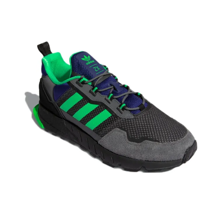 Adidas Zx 1K Boost 'Grey Screaming Green'-2